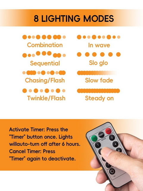 🔥ON SALE🔥Hanging Swing Ghost Halloween Decor with String Lights