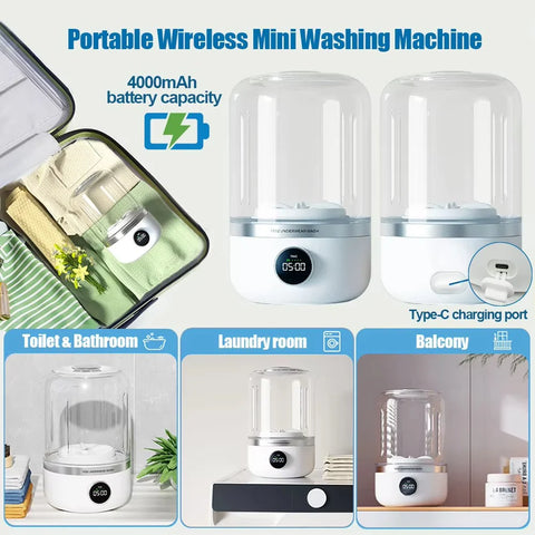 Portable Wireless Washing Machine
